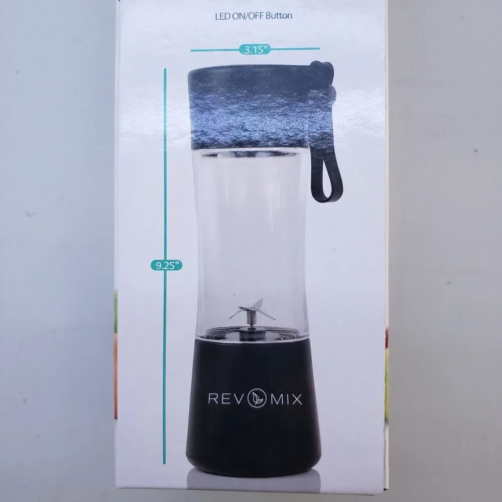 Handy Gourmet RevMix Personal Blender Rechargeable On the Go Tested 10.5 oz